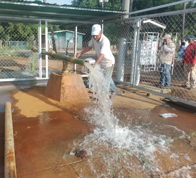 MinAguas e Hidrolago activaron pozo que beneficia a 4 mil 500 habitantes de Los Cortijos en San Francisco